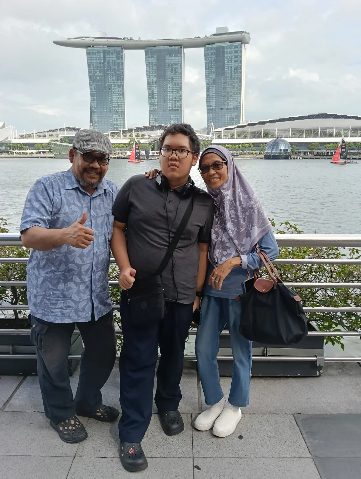 Imaan with his family